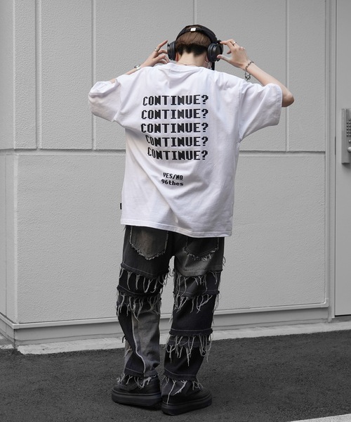 96thes tシャツ 「96thes」韓国ストリート ビックシルエット ゲーム