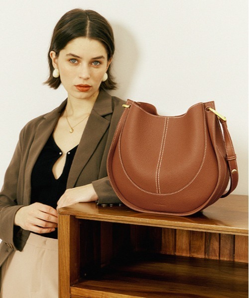 ショルダーバッグ バッグ 「NiiNa」「高品質牛革」2way ワンハンドル
