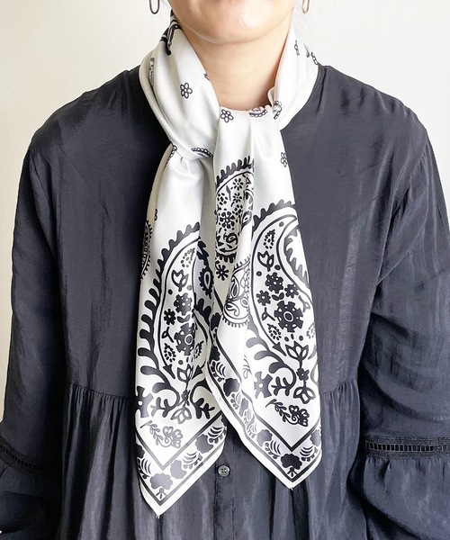 SHIZUTA（シズタ） スカーフ バンダナ SZT:90cm×90cm 超大判スカーフ