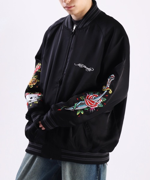 Ed Hardy（エド・ハーディー） スカジャン ラブキル スカジャン メンズ