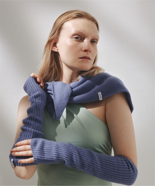 Elegancese ストール マフラー 「elegancese」diamond knit scarf