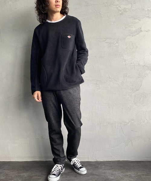 Danton（ダントン） アウター フリース ノーカラープルオーバー