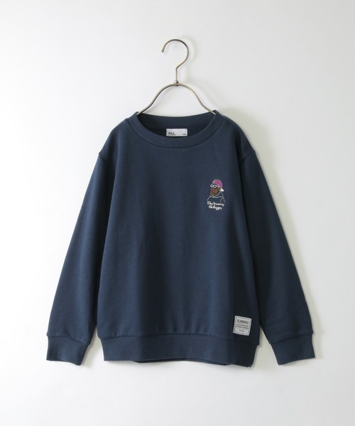 ikka（イッカ） トレーナー ヒゲ刺繍裏毛トレーナー（120~160cm
