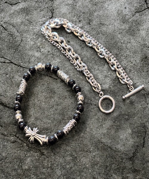 1004ST ブレスレット メンズ シルバーブレスレット 2SET メンズ