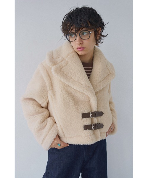 ALEXIA STAM（アリシアスタン） コート アウター Boa Short Jacket