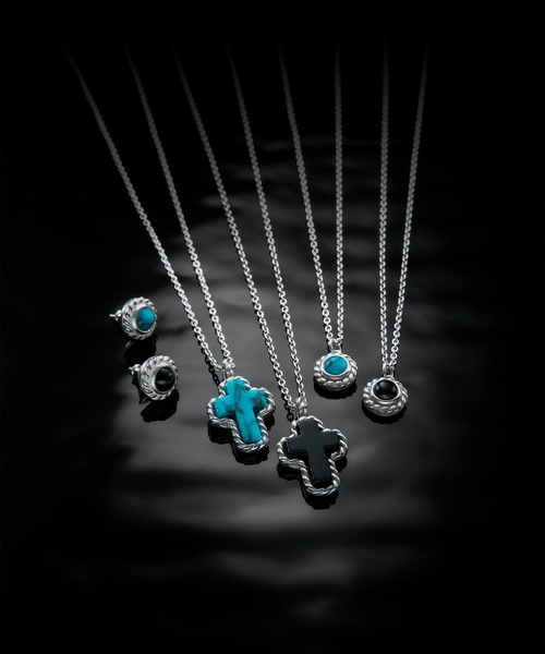 CRIMIE（クライミー） ネックレス STONE CROSS SILVER NECKLACE