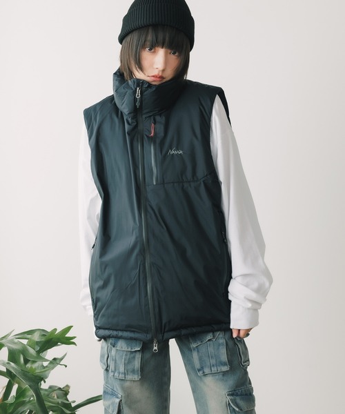 NANGA（ナンガ） ダウンベスト ベスト AURORA TEX STAND COLLAR DOWN