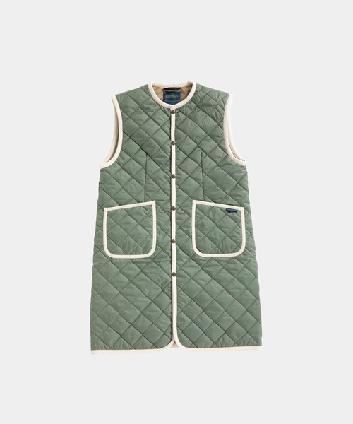 LAVENHAM（ラベンハム） ベスト ジレ LONGLINE CREW NECK GILET WOMENS