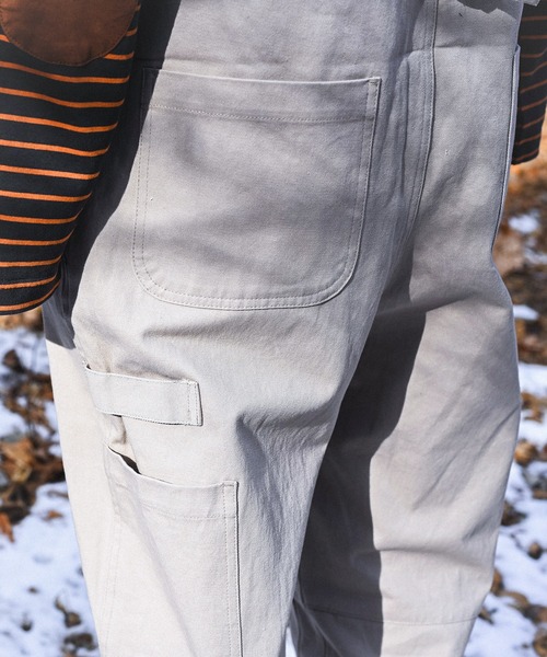 S'more オーバーオール サロペット HALF ZIP BIG OVERALL メンズ
