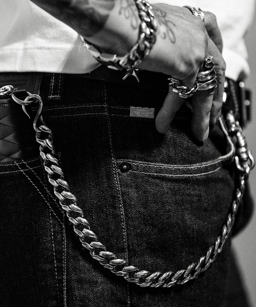 CRIMIE（クライミー） ウォレットチェーン LETTER RIBBON WALLET CHAIN
