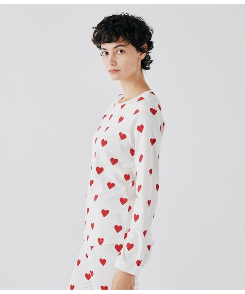 PETIT BATEAU（プチバトー） パジャマ ルームウェア プリント長袖