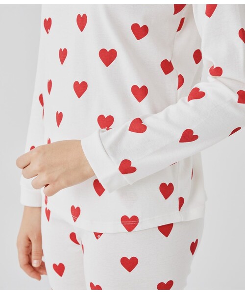 PETIT BATEAU（プチバトー） パジャマ ルームウェア プリント長袖