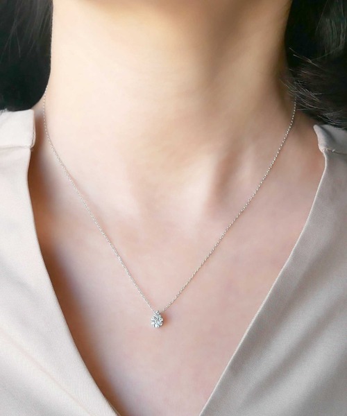 VENDOME AOYAMA（ヴァンドーム青山） ネックレス プラチナ ドロップ