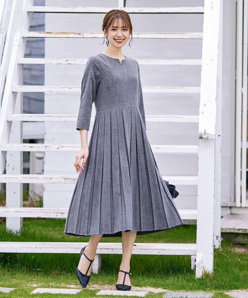 Tiaclasse ワンピース 「洗える」プリーツワンピース : ZOZOTOWN Yahoo