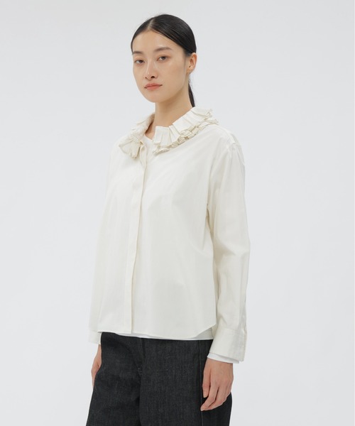MARGARET HOWELL（マーガレットハウエル） ブラウス シャツ COTTON END