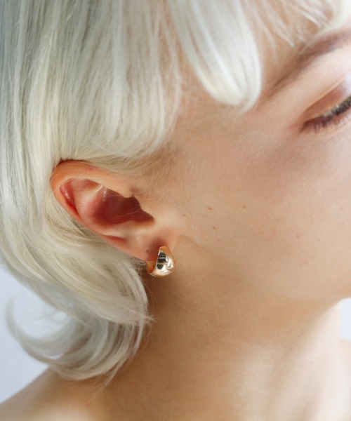 cui-cui（キュイキュイ） ピアス ゴールド 月甲 ピアス | K10YG