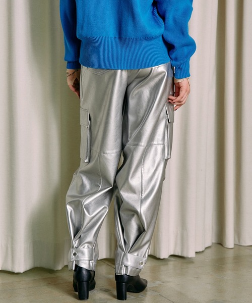 MAISON SPECIAL（メゾンスペシャル） カーゴパンツ Leather Cargo