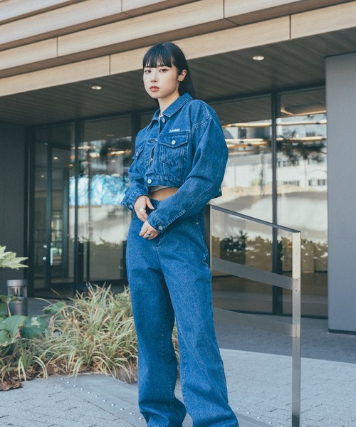 Subciety（サブサエティ） デニムジャケット gジャン CROPPED DENIM