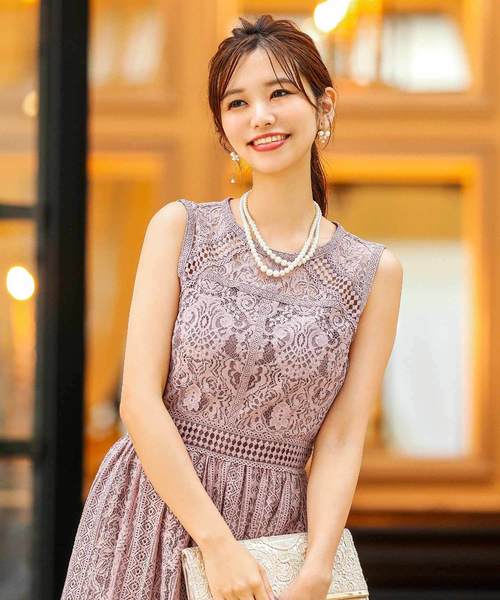 niana（ニアナ） ドレス パネル総レース 結婚式ワンピースドレス