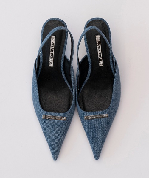 靴 PRANK PROJECT Loafer Mules 38 prank project】Loafer mule Black