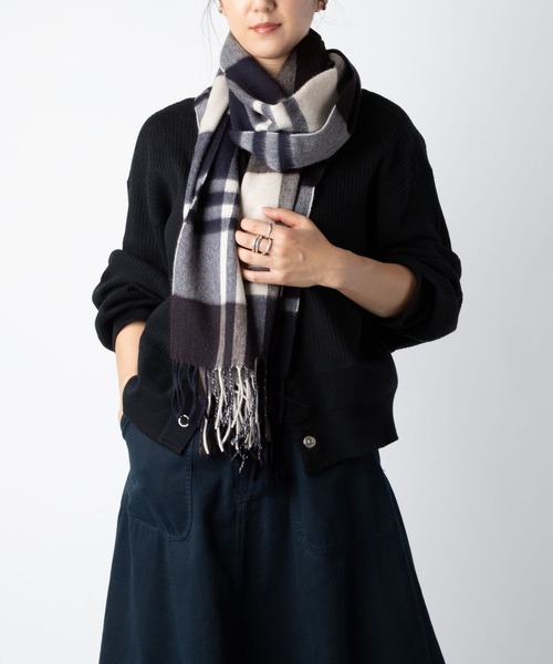 Joshua Ellis（ジョシュアエリス） マフラー Joshua Ellis PLAID SCARF