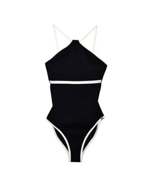 Re；by Reinest 水着 Bi color rib swim wear / バイカラー リブ