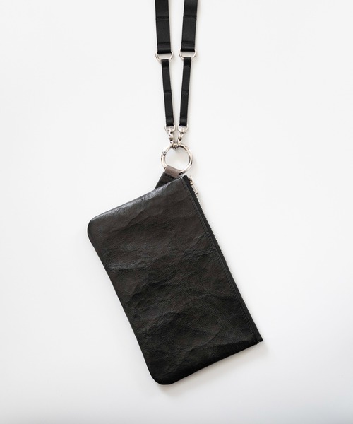 SENTI（センティ） ポーチ Dyneema(R) Leather RING POUCH_L / 超軽量