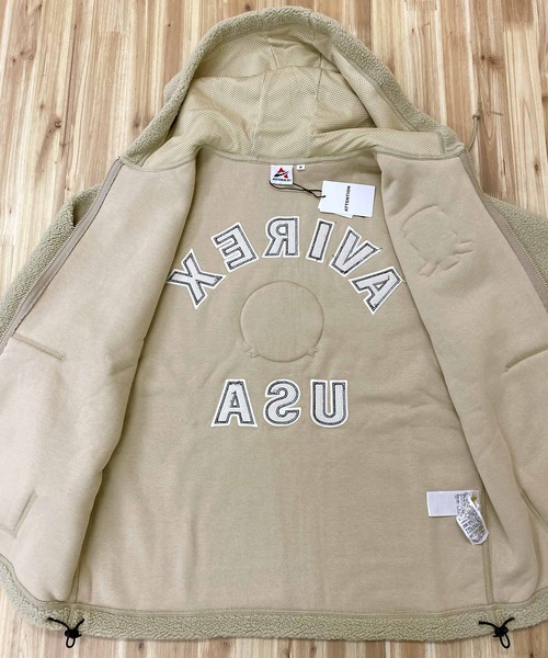 AVIREX（アヴィレックス） パーカー SIGNA TURE LOGO ZIP PARKA メンズ