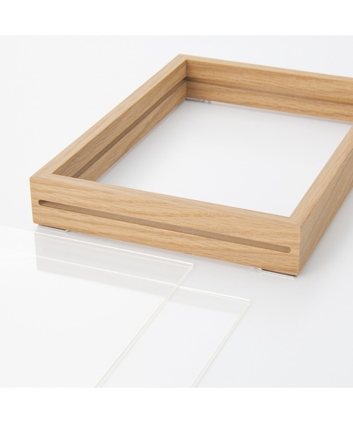 無印良品（MUJI） 写真立て 木製フレーム・A5サイズ用 有効表示寸法