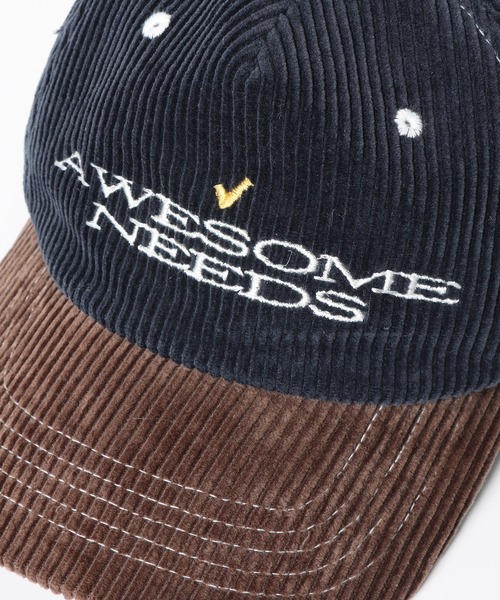 AWESOME NEEDS 帽子 キャップ AWESOME NEEDS/オウサムニーズ SIGNATURE