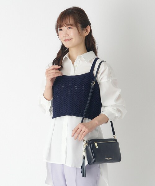 LAURA ASHLEY（ローラアシュレイ） ショルダーバッグ バッグ 「ベルト