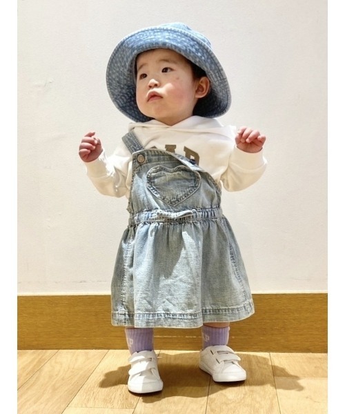 GAP（ギャップ） ジャンパースカート babyGap ウォッシュウェル ハート