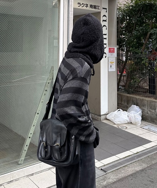 XU セーター ニット 「Never mind the XU」stripe knit / 「ネバー