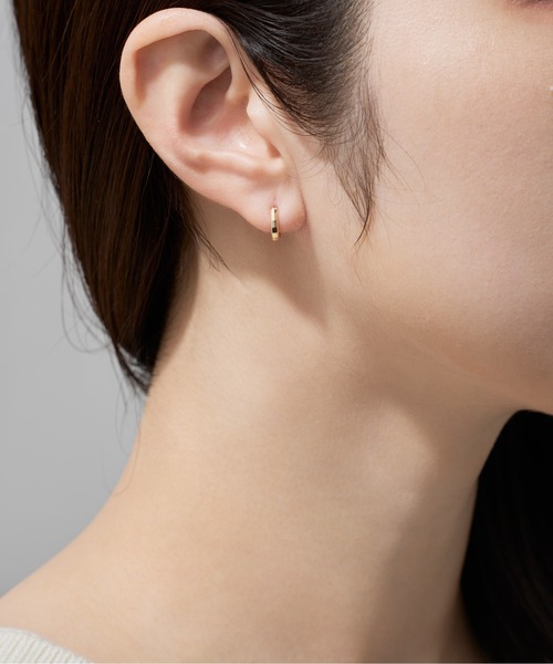 Jewel closet by L&Co. ピアス K10 フープ ピアス レディース