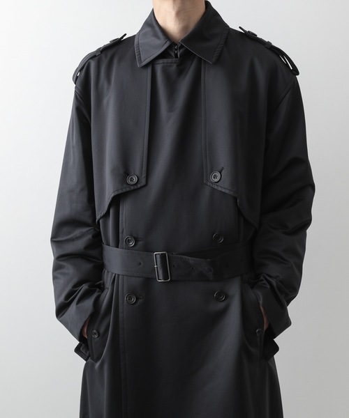 ATO（アトウ） トレンチコート コート SATIN TRENCH COAT メンズ