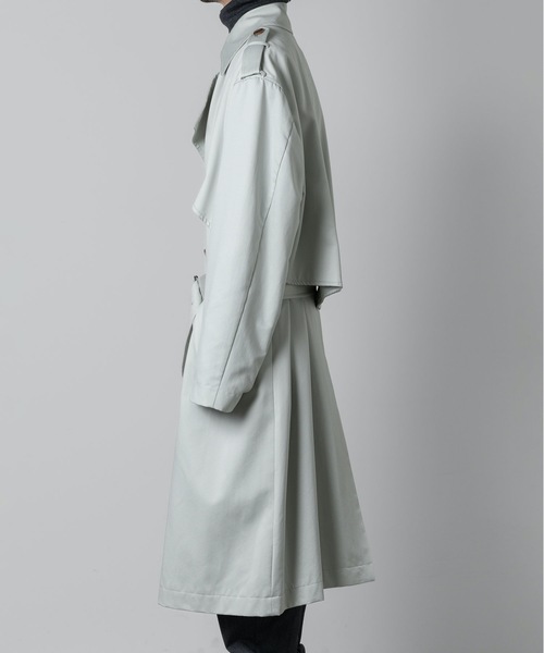 ATO（アトウ） トレンチコート コート SATIN TRENCH COAT メンズ
