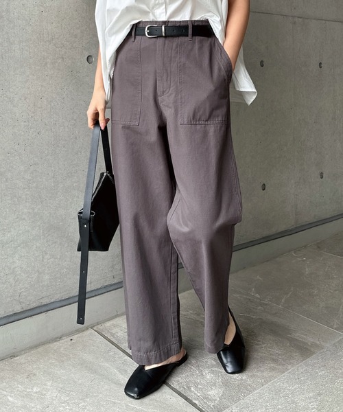 plage（プラージュ） パンツ 34 グレー レディース : ZOZOTOWN Yahoo