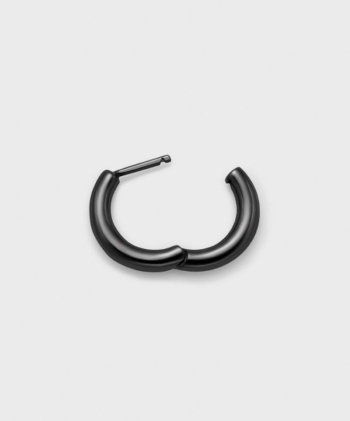 4℃ HOMME+（ヨンドシーオムプラス） ピアス シルバー フープ ピアス