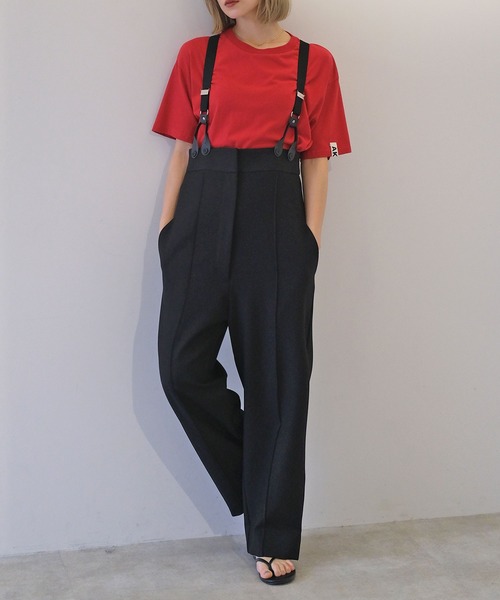 AKTE（アクテ） パンツ ストラップワイドパンツ レディース : ZOZOTOWN
