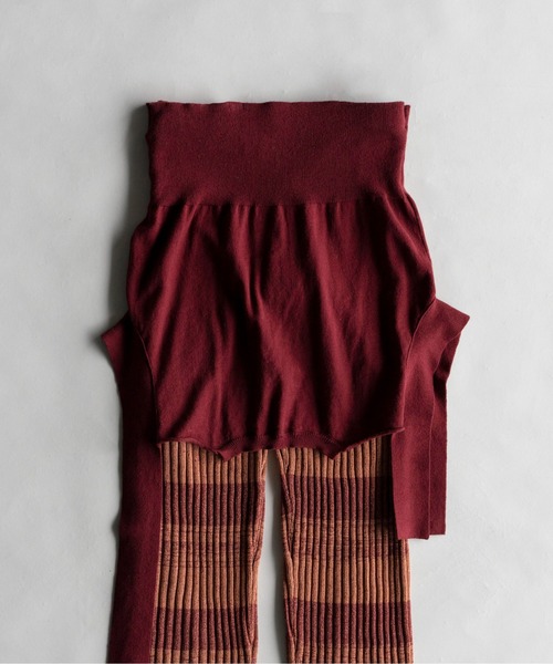 MAISON SPECIAL（メゾンスペシャル） パンツ Cardigan Layered Knit