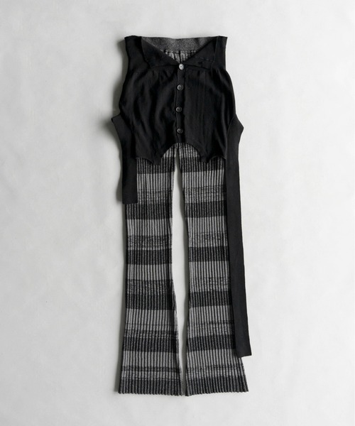 MAISON SPECIAL（メゾンスペシャル） パンツ Cardigan Layered Knit