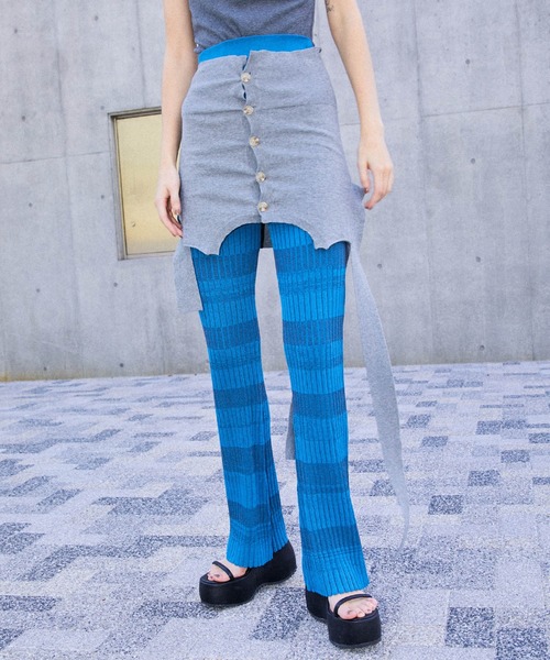 MAISON SPECIAL（メゾンスペシャル） パンツ Cardigan Layered Knit