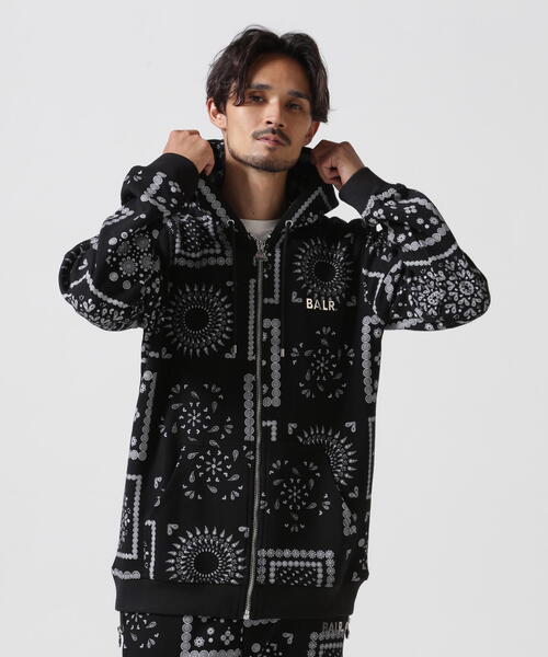 BALR.（ボーラー） パーカー BALR./ボーラー/Q-SERIES PAISLEY ST ZIP