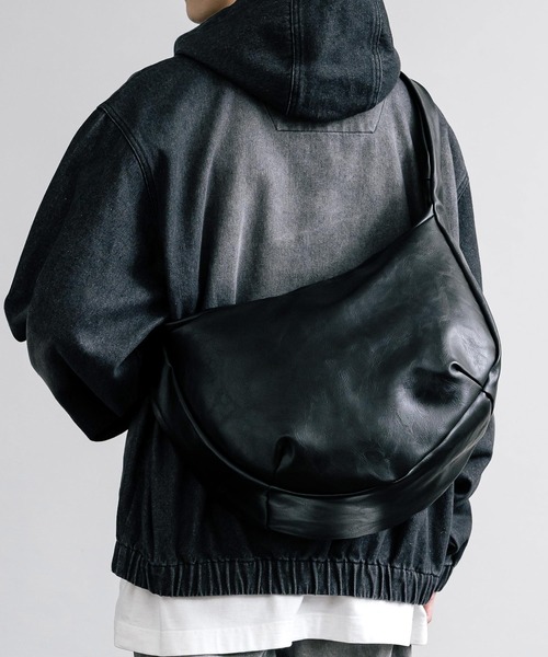 Rocky Monroe（ロッキーモンロー） ショルダーバッグ PUレザー ビッグ