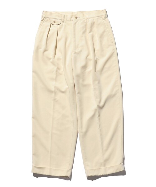 BEAMS+（ビームスプラス） チノパン 2 Pleats Trousers PE Twill