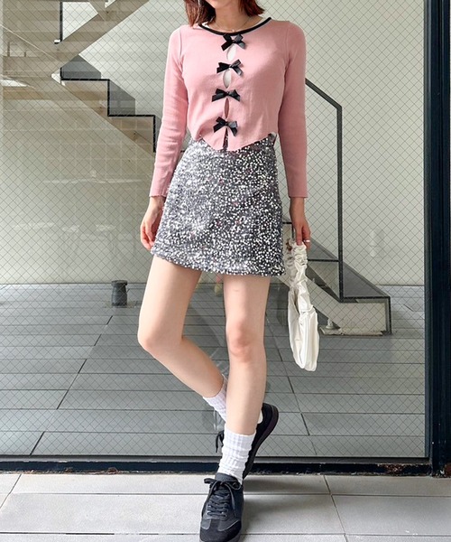 スカート スパンコールミニスカート : ZOZOTOWN Yahoo!店 - 通販