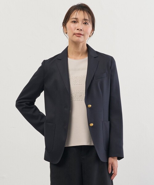 ジャケット テーラードジャケット オックス シングル レディース