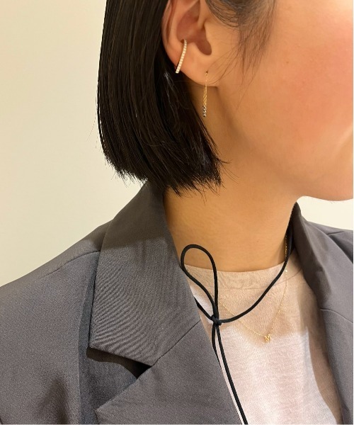ete（エテ） ピアス K18YG e_Grain バイカラー ピアス レディース