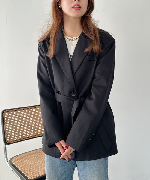 un+frame ジャケット テーラードジャケット waist belt jacket