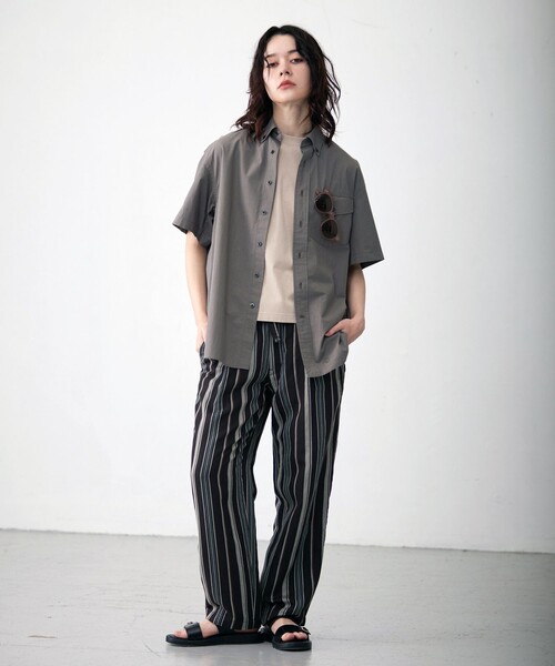 J.PRESS YORK STREET パンツ 「UNISEX」ツイルストライプ パンツ